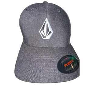 Volcom Full Stone HTHR XFIT CHH CAP Black D5532102 NWT